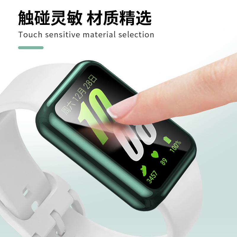 Suitable for Samsung fit3 bracelet case, tpu all-inclusive watch case, Galaxy Fit3 watch case Specification drawing