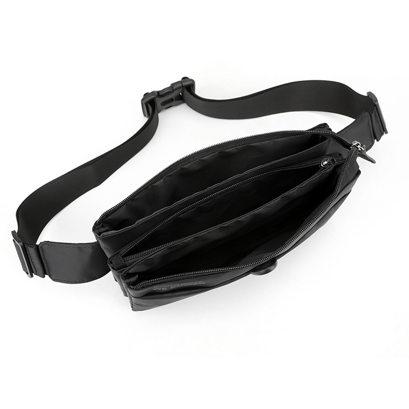 WEPOWER's new men's waist bag, casual chest bag, crossbody bag, water-resistant, ultra-thin outdoor waist bag and coin purse Application Scenario