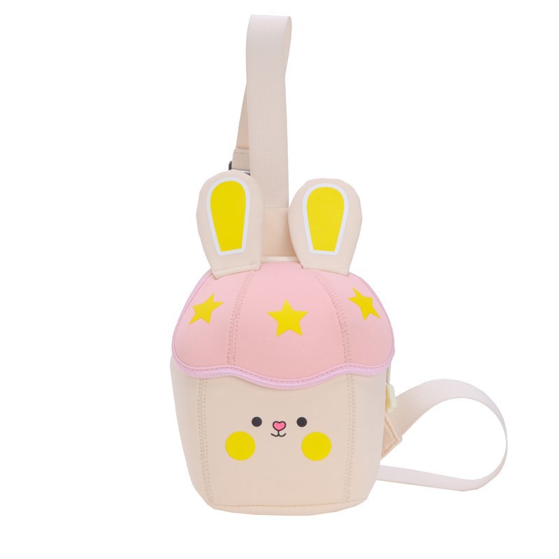 Super cute little rabbit children's chest bag, small backpack, boys going on outdoor trips, girls adorable baby loose change bag Item Picture