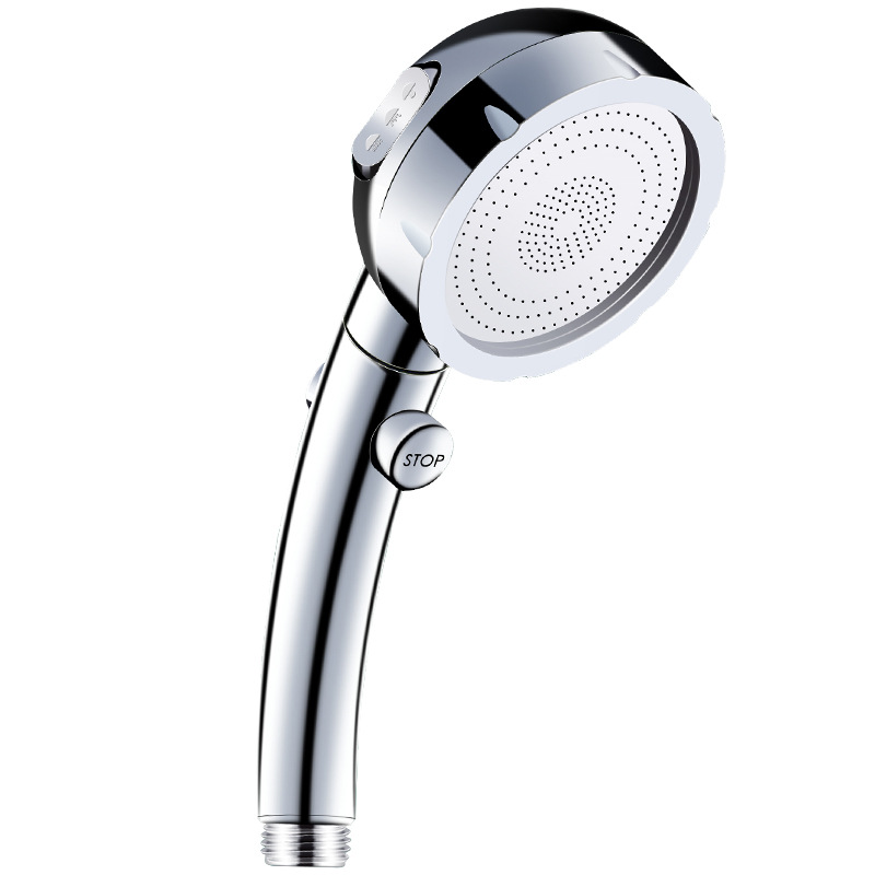 Pressurized shower head, shower head, household bathroom, water heater, bath, pressurized rain shower, shower head, bath heater set Item Picture