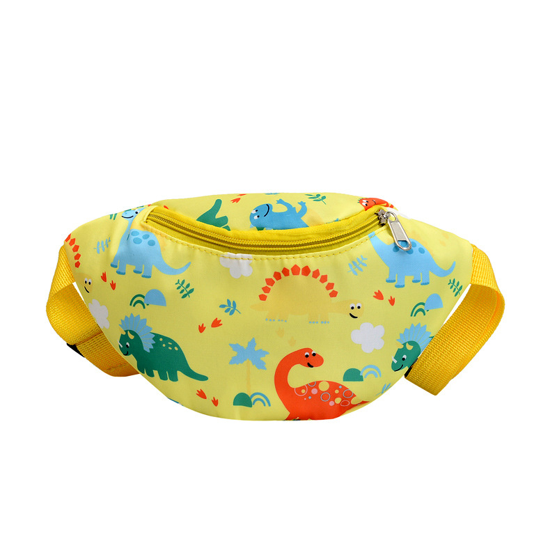Fashionable boy and girl waist bags, trendy gift bags, children's chest bags, new cartoon dinosaur unicorn single-shoulder crossbody bags Item Picture