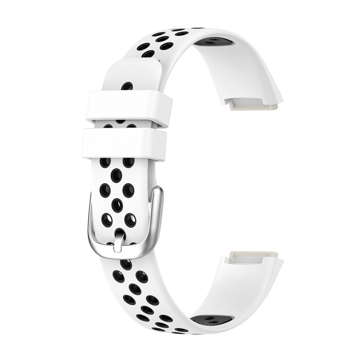 Suitable for Fitbit luxe watch silicone dual-color strap Luxe bracelet sports breathable multi-hole strap Item Picture