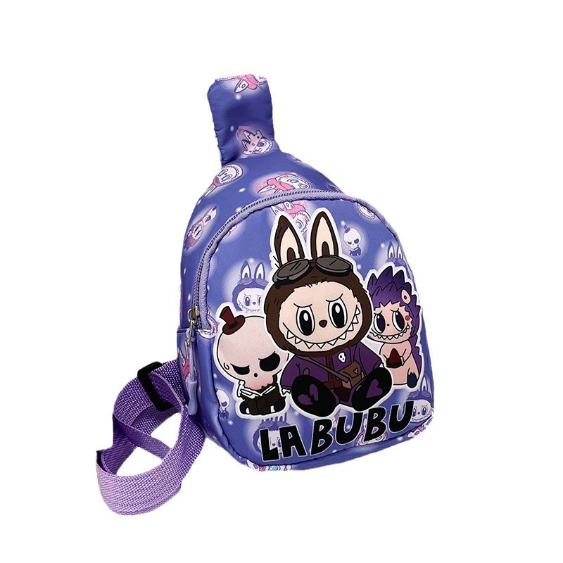 Cartoon chest bag, fashionable and cute children's bag, boys and girls' casual casual coin purse, single-shoulder crossbody bag, children's backpack Item Picture