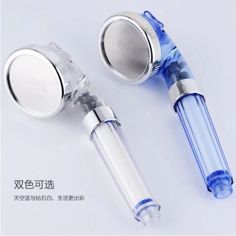 Negative ion filter cotton core water purification thickened showerhead, detachable nozzle, bath pressurized showerhead full figure
