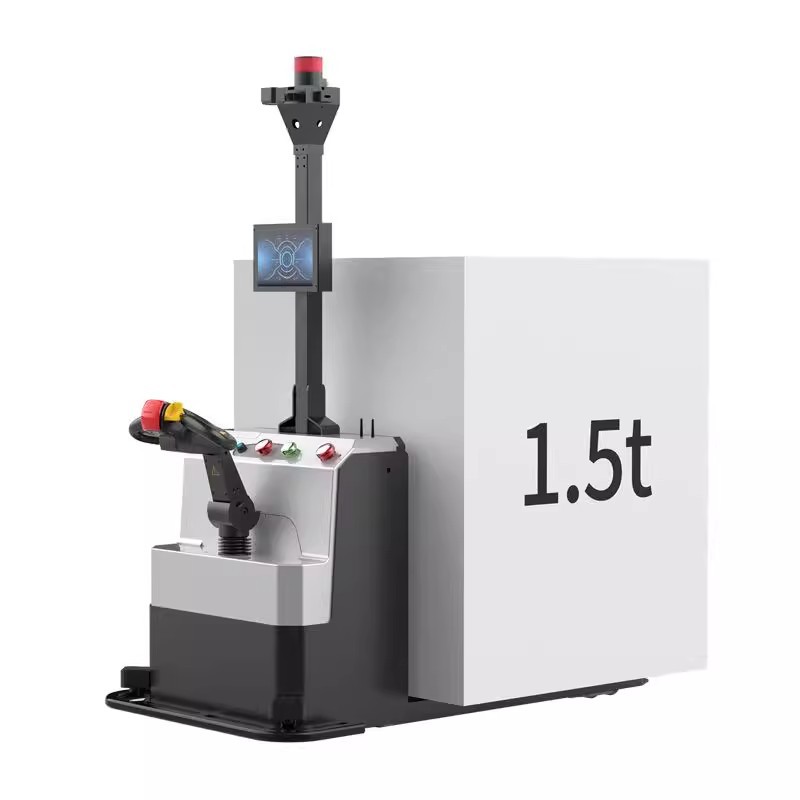 2-ton fully automatic electric hydraulic lifting stacker for industrial handling, large cargo handling electric forklift Application Scenario