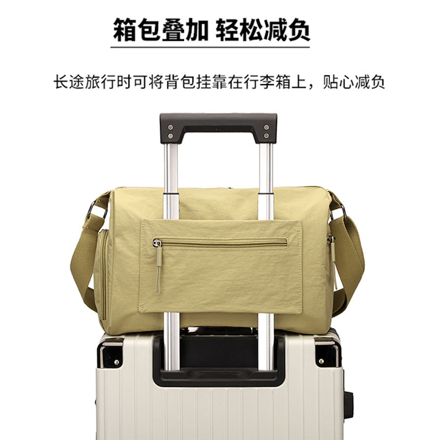 The new large-capacity women's single-shoulder bag is a bestseller. It's a high-end, simple and fashionable Korean-style crossbody bag details Picture