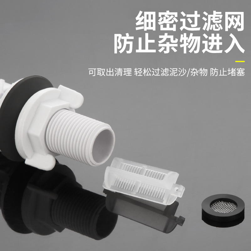 The old-fashioned toilet seat, toilet tank, accessories set, float ball, water inlet valve, drain valve and flush button for the bathroom Specification drawing