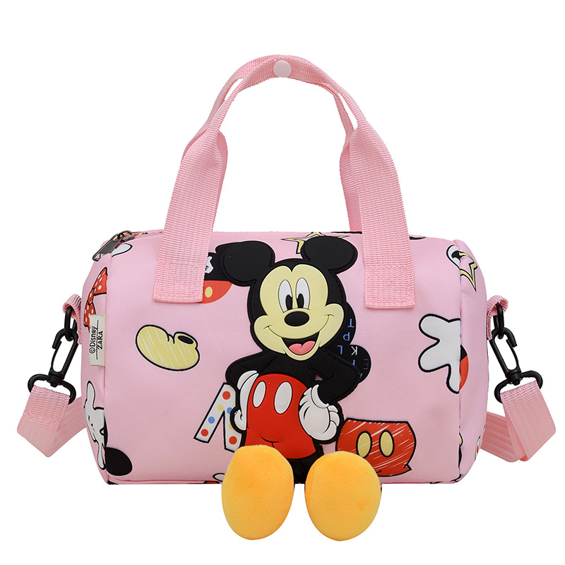In 2024, the best-selling children's bags will feature cute Mickey Mouse-patterned bowling bags for girls, casual hand-held shoulder bags, and a unique style Item Picture