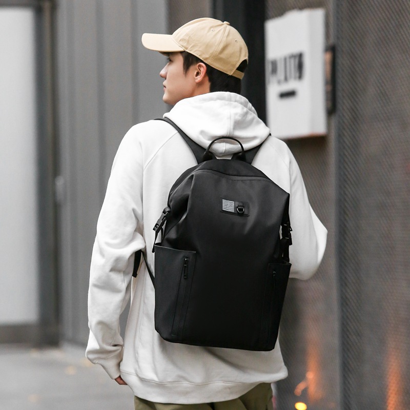 WEPOWER's new men's casual backpack is a fashionable outdoor travel backpack and a schoolbag for junior and senior high school students Specification drawing