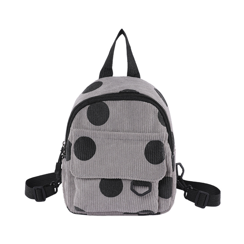 A new mini backpack with a corduroy forest style, a versatile Instagram commuting backpack and a casual backpack Item Picture