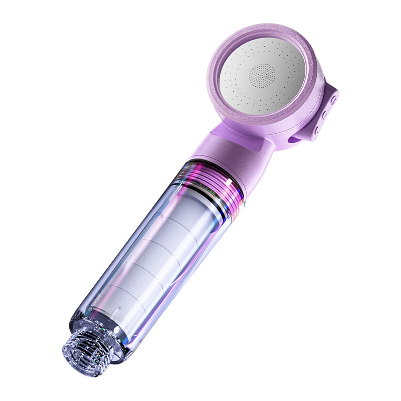 Cross-border travel handheld showerhead filter, hotel portable showerhead, Thailand universal force pressurized purification Item Picture