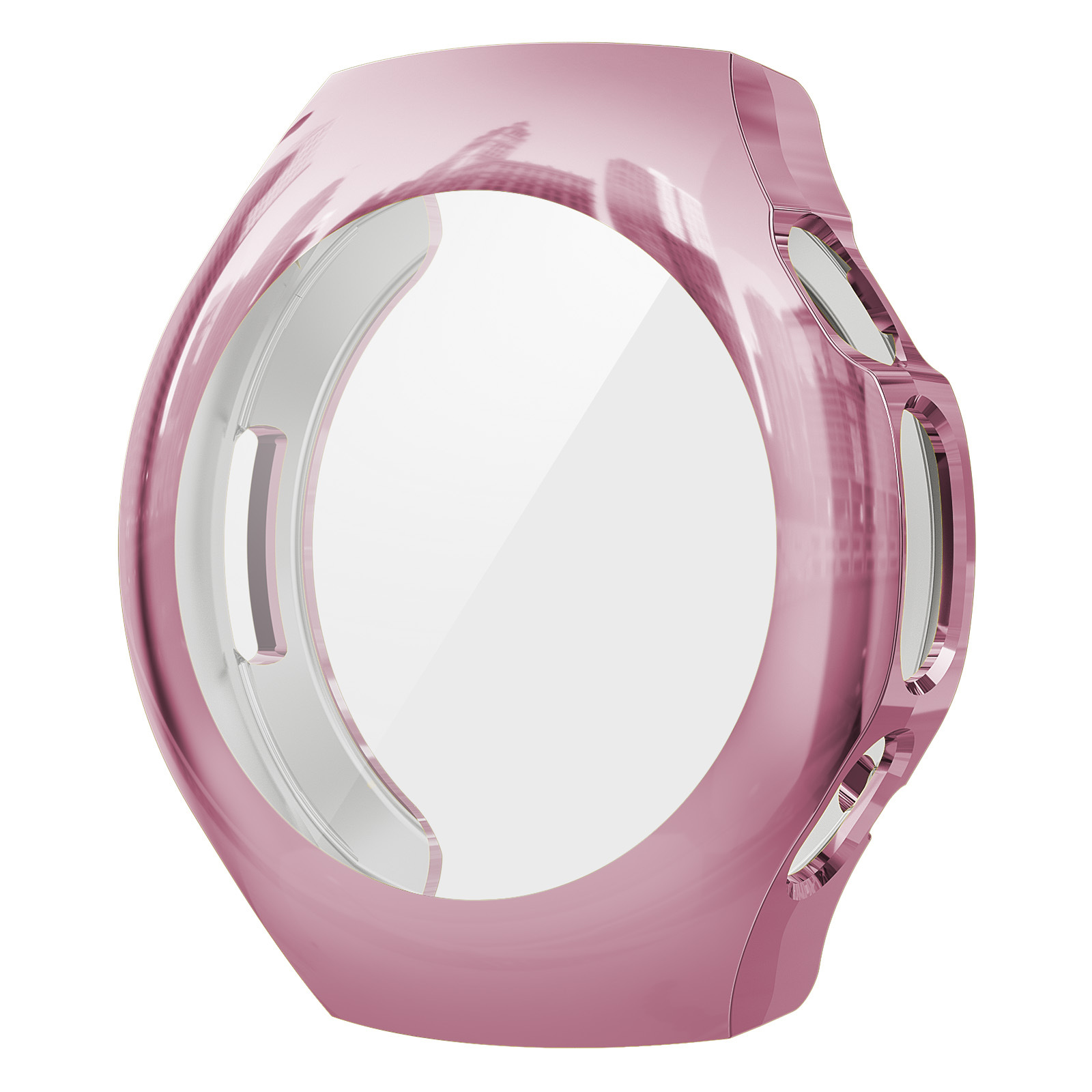 The new product is suitable for the HUAWEI Watch5 protective case. The Huawei Watch5 watch features a fully covered electroplated TPU case details Picture
