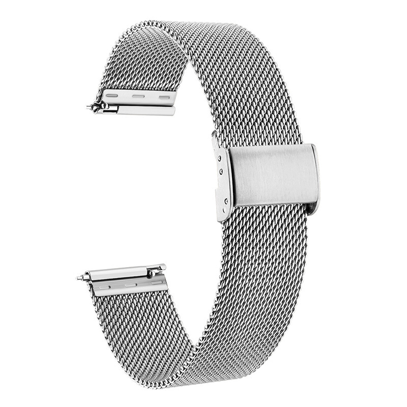 Suitable for Huawei gt4 watch straps, Milanese stainless steel metal braided 06 thread, Samsung Xiaomi smartwatch straps Item Picture