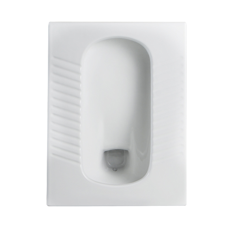 New model of household ceramic squat toilet with water trap, squat toilet bowl, toilet bowl and water tank set project Item Picture