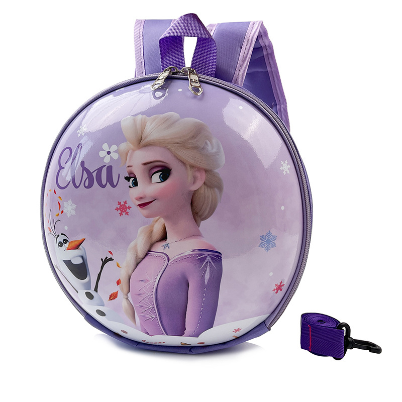 A 5-year-old fashionable princess schoolbag for a little girl in a kindergarten. 2. Anti-getting lost 3. Small schoolbag 4. Children carry it on both shoulders Item Picture