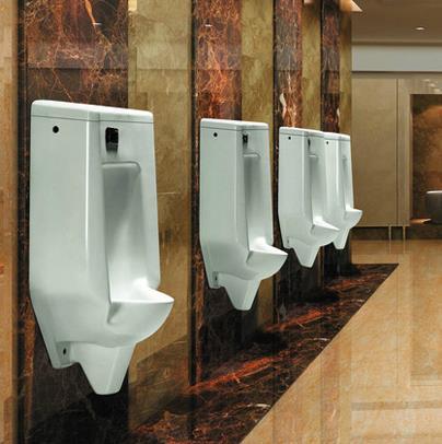Ceramic urinal integrated automatic sensor urinal sensor flushing valve Application Scenario