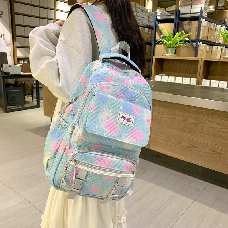 High-end backpacks for junior high school, senior high school and college students, computer bags, men's and women's bags, cross-border consignment, versatile bags, backpacks full figure