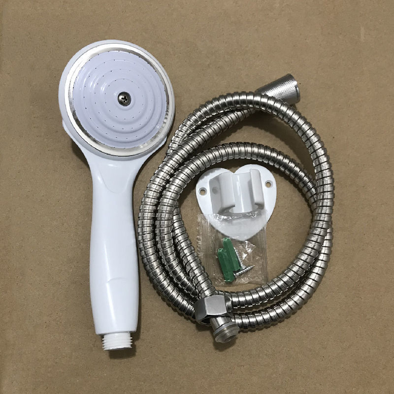 Plastic showerhead, high-pressure nozzle, shower head, shower head set, 1.5-meter rubber shower manager, shower pipe Specification drawing