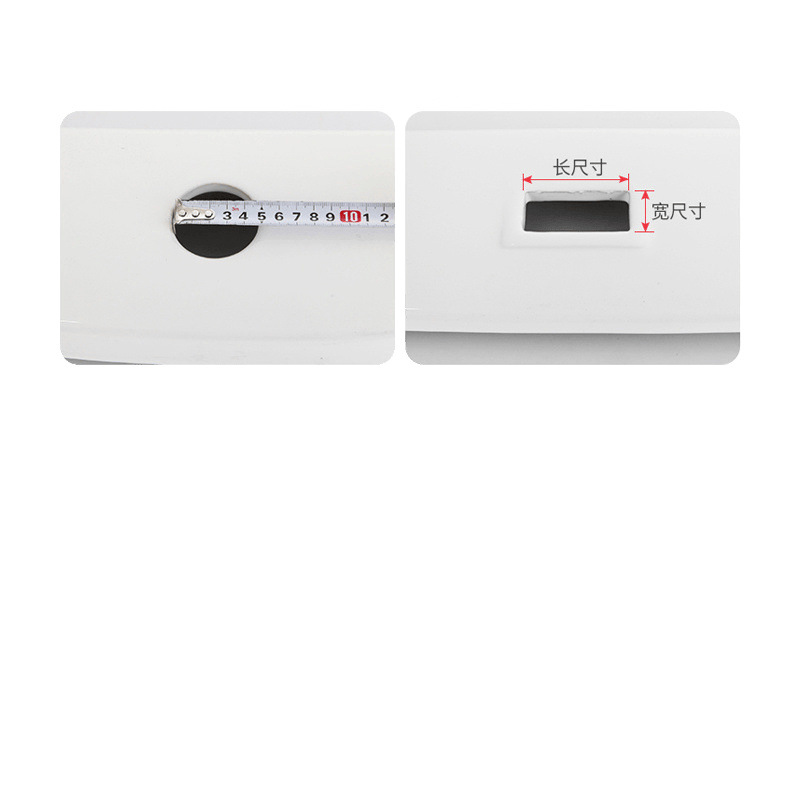The universal toilet button, toilet lid switch, old model button, flushing device, household oval rectangular button, easy to install Item Picture