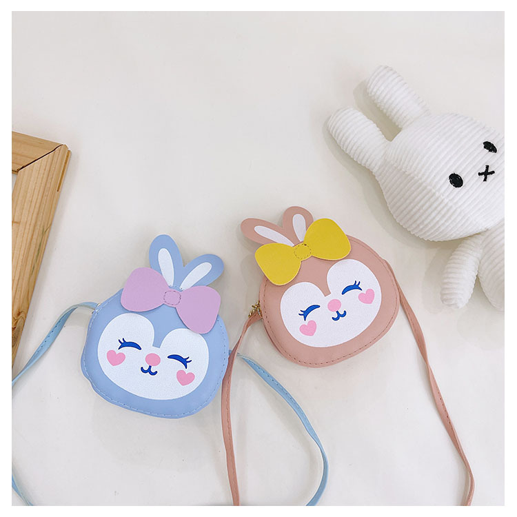 Cartoon rabbit children's bag, stylish, cute, soft and adorable, girlish, fashionable bag, small coin bag, trendy mini crossbody bag details Picture