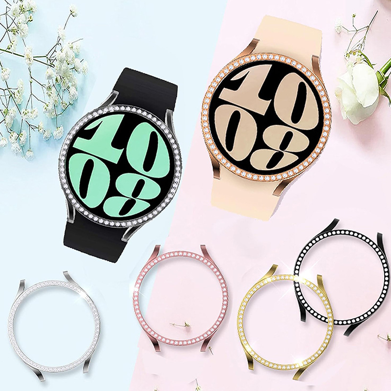 Applicable to Samsung Galaxy Watch7/6/5 watch case PC double row/single row diamond case 40/44 Application Scenario