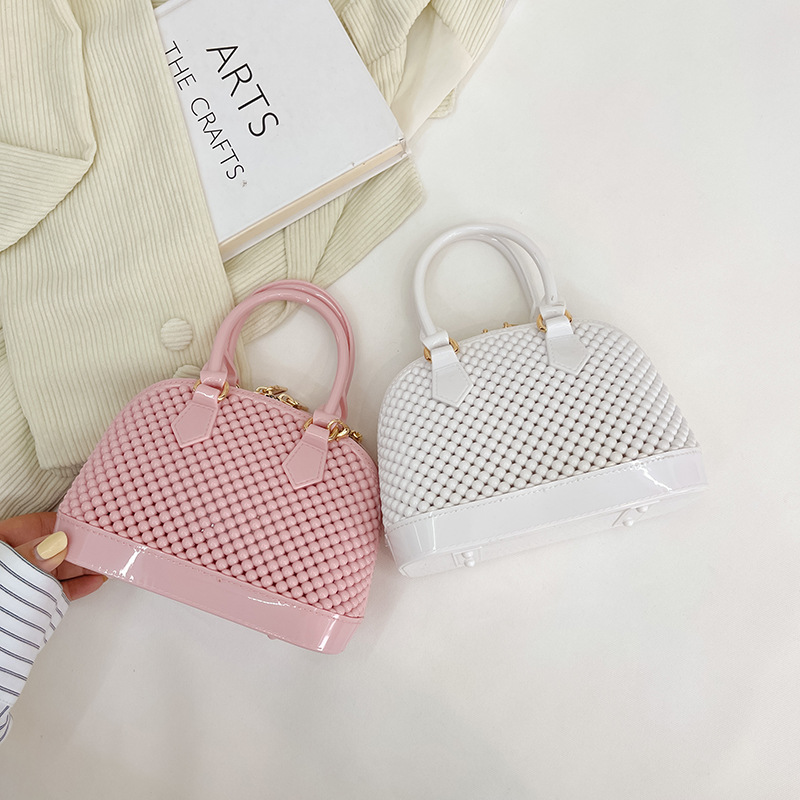 2025 Summer new PVC jelly bag, shell bag, cross-border handbag, trendy bestsellers, children's bag, crossbody women's bag details Picture
