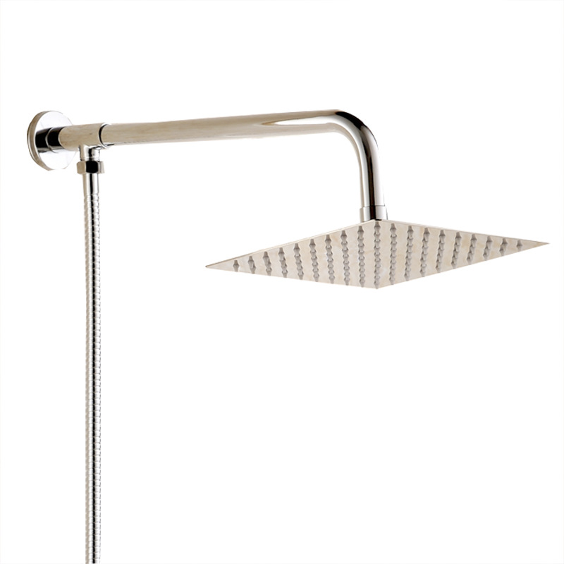 Large top shower head, bathroom pressurized shower head, single bath showerhead with rod, square and round shape, factory wholesale Item Picture