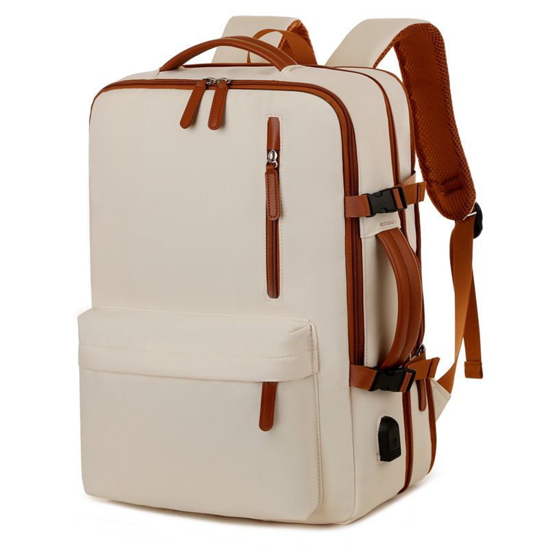 Cross-border computer bag, multi-functional luggage bag, large-capacity backpack, male and female student travel, high appearance level, business trip backpack details Picture