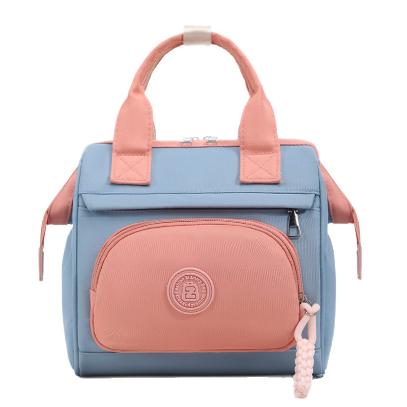 A portable small bag for women, a light backpack for shopping and commuting, fashionable Oxford fabric, a backpack for strolling kids, a mommy bag, a baby bag Item Picture
