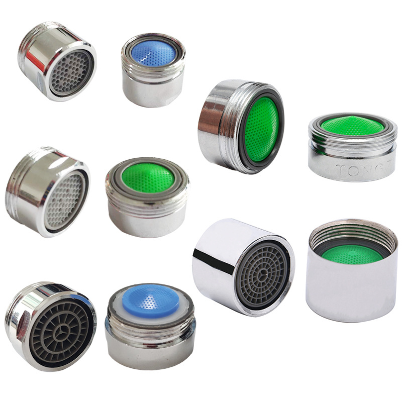 Wholesale faucet aerator accessories from the manufacturer, including faucet filters, water outlets, inner and outer wire mesh nozzles, anti-splash hair aerators Item Picture
