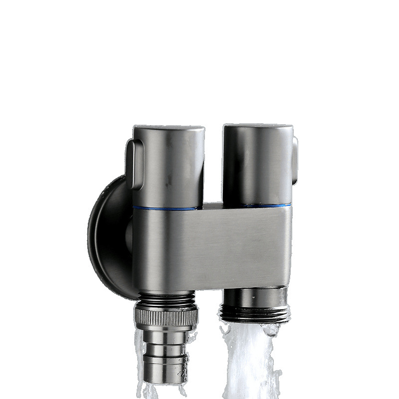 Thickened washing machine faucet automatic stop valve special 4 extended joint household automatic 46 points universal wholesale Item Picture