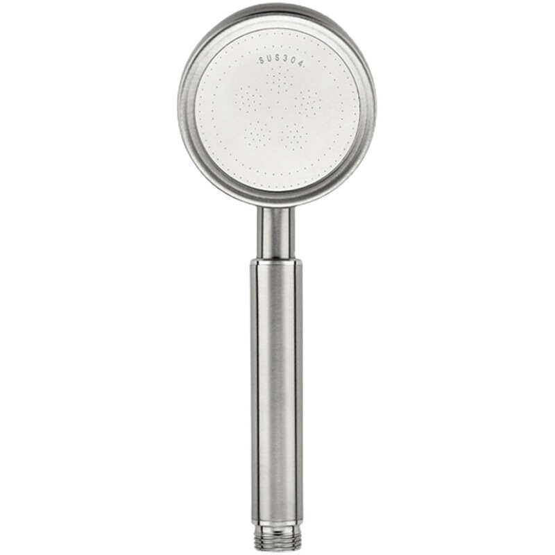 304 stainless steel shower head, pressurized shower head, hand-held shower head, household pressurized shower head set Item Picture