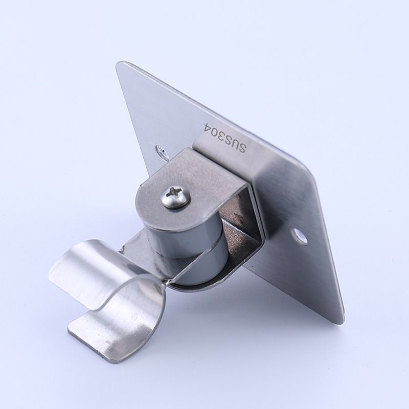 Stainless steel 304 non-drilling showerhead bracket base, universal adjustable nail-free bathroom hose showerhead hanging seat, shower Specification drawing