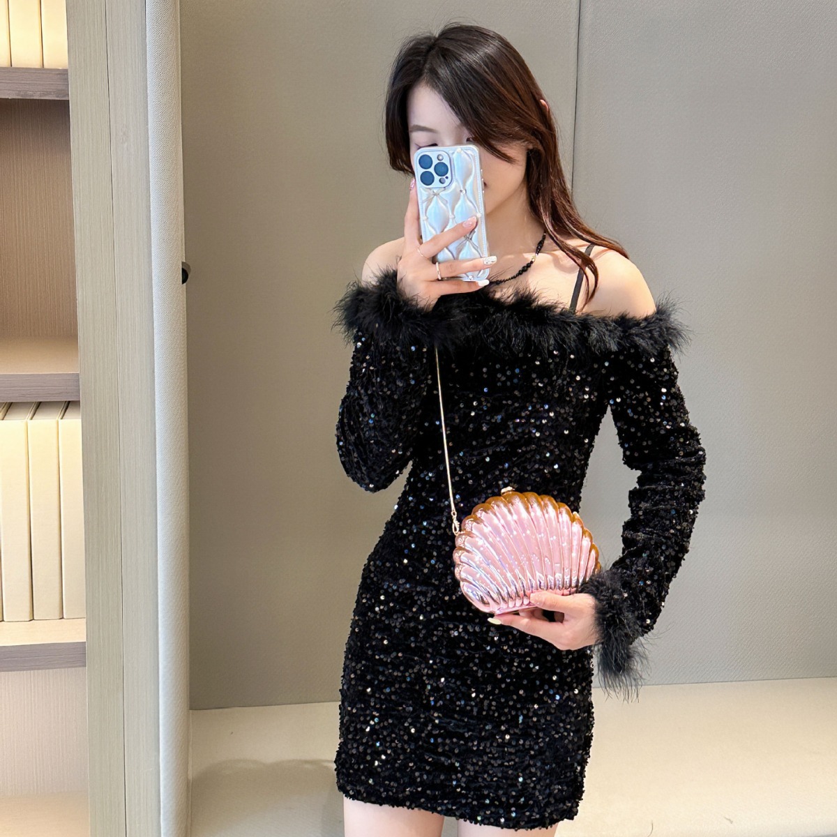 Fashionable and elegant mini bag for women, 2025 new cross-border acrylic bag, shell bag, high-end single-shoulder bag Application Scenario