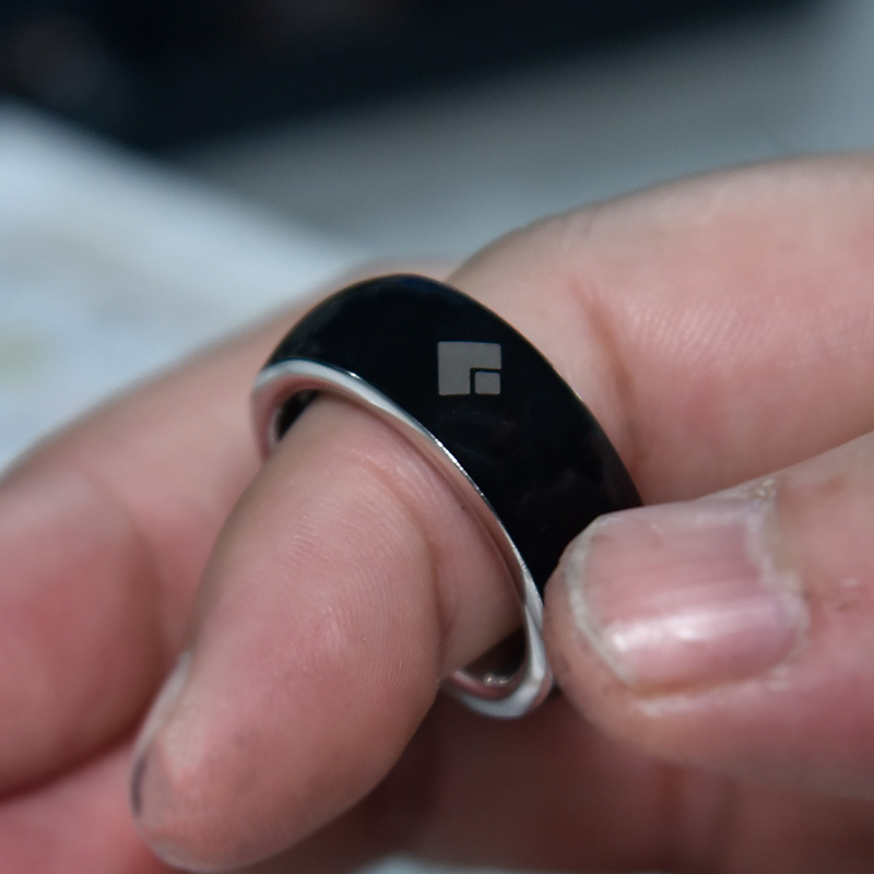 The smart ring App controls the smart counter, metal ring, electronic counter, and time reminder QB708 Specification drawing