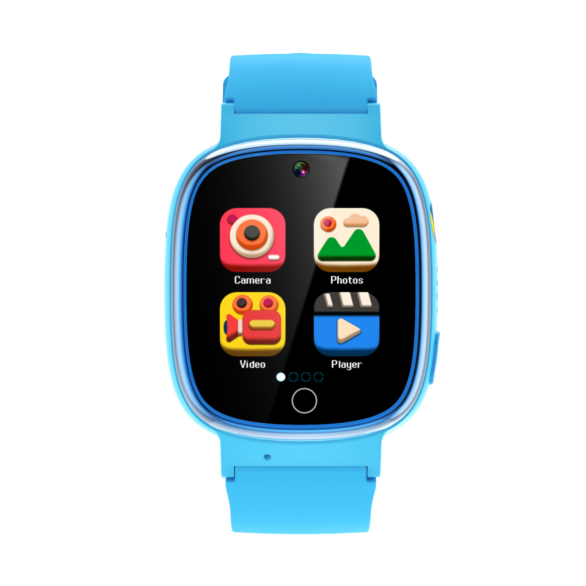Children's smartwatch with 24 games, 1.4-inch touch screen, camera, video, music player and pedometer Application Scenario