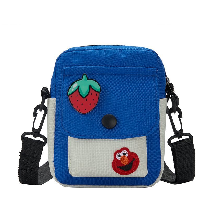 New and cute canvas bag for girls, Korean version and Japanese style nylon ins crossbody bag for girls, small student bag Item Picture