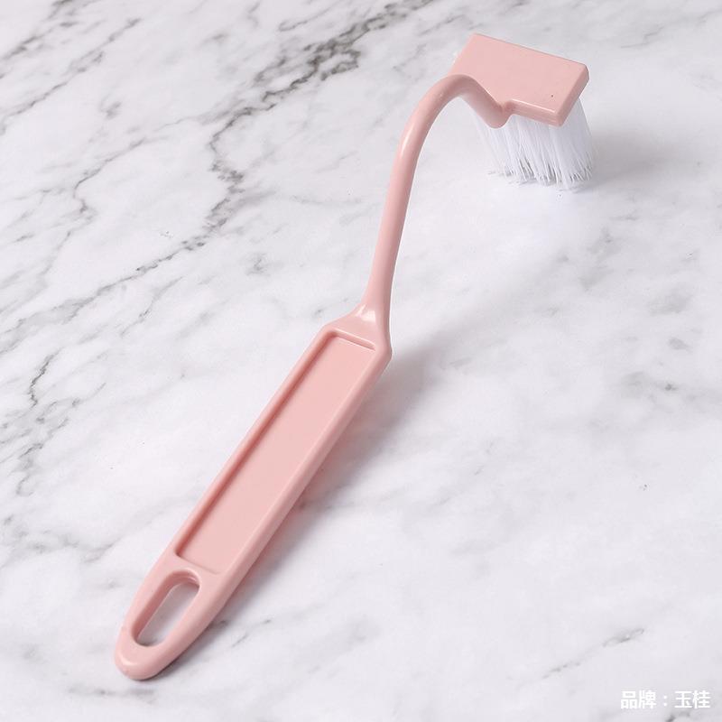 Japanese-style curved V-shaped toilet brush, long-handled soft bristles for thorough cleaning without blind spots, wall-mounted household cleaning brush Specification drawing