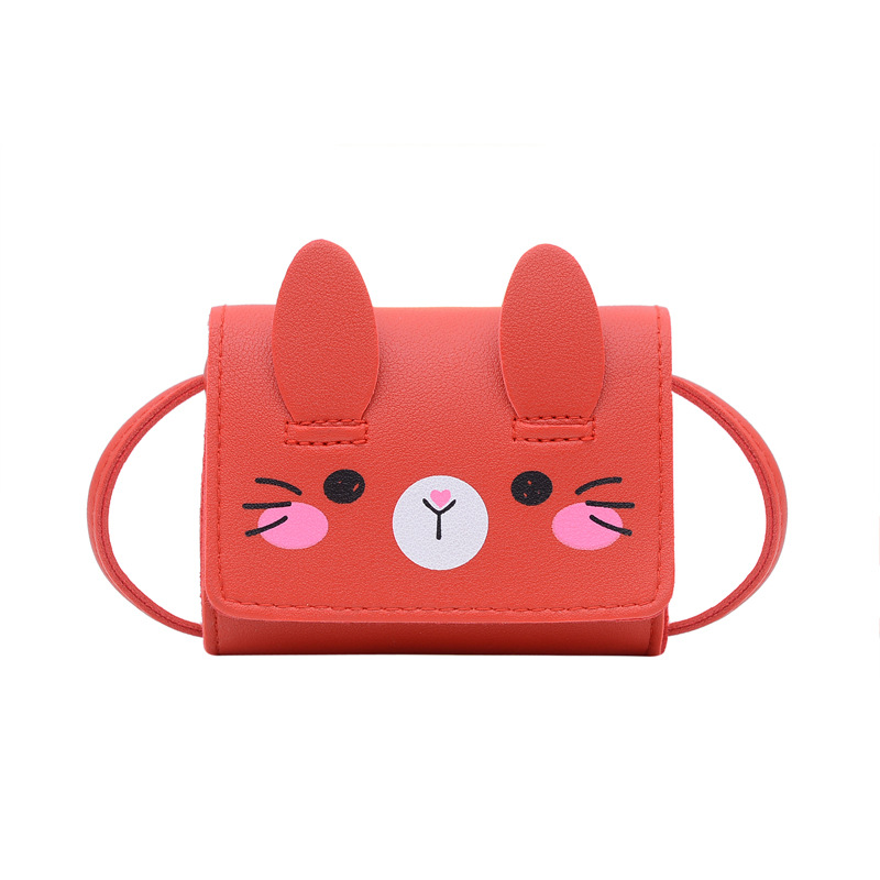 Children's accessories, small bags, cute and stylish little girl rabbit, single-shoulder crossbody bag, mini cartoon baby coin purse Item Picture