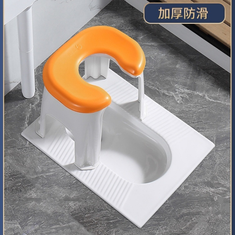 Bathroom squat toilet, toilet chair, bath stool, adult household, elderly and children multi-functional chair and stool factory wholesale one piece full figure