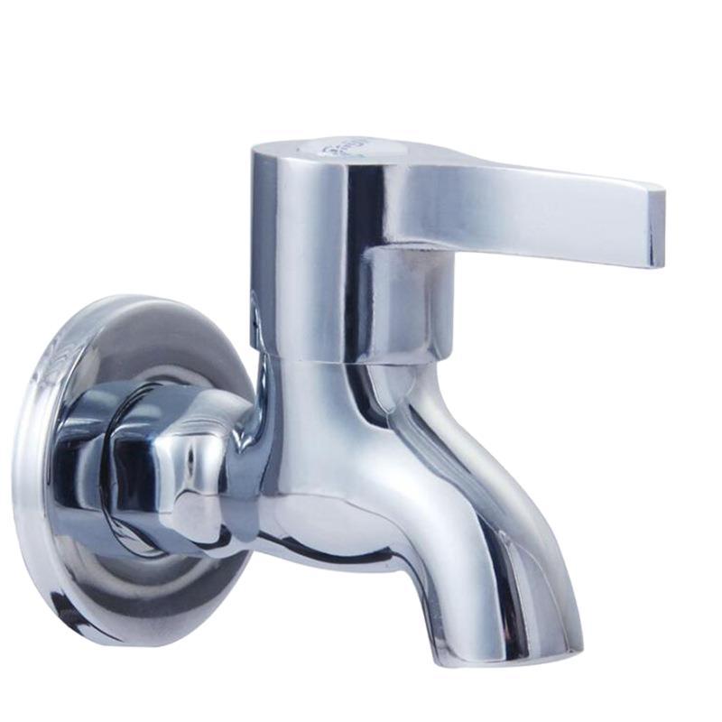 Mop sink faucet factory wholesale household quick-opening, all-copper, 4-inch thickened faucet, flat faucet Item Picture