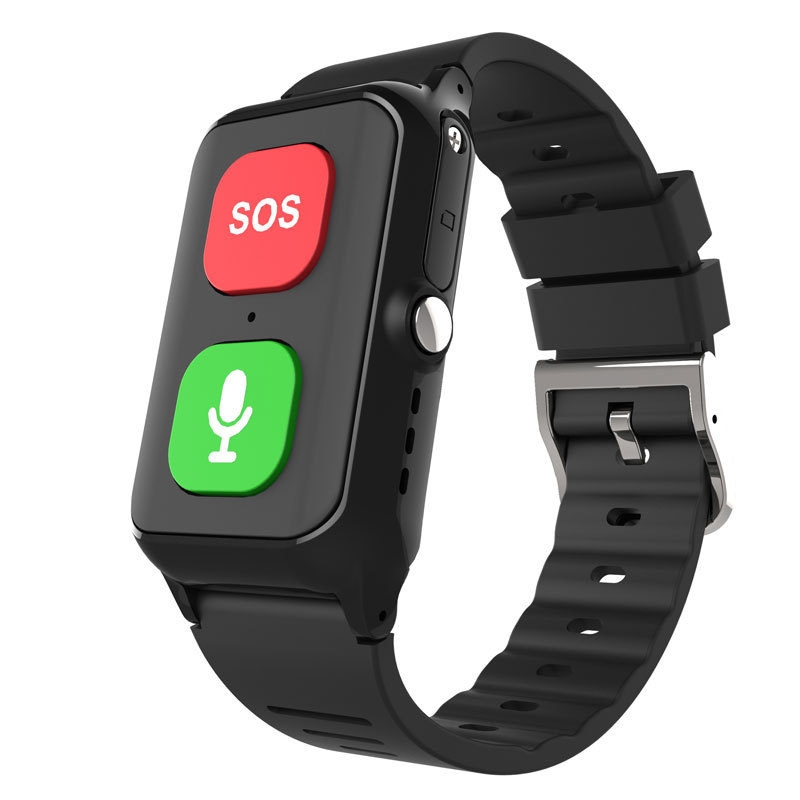 4G elderly phone bracelet, GPS positioning, smart anti-fall tracking device, anti-wandering elderly one-click SOS watch Item Picture