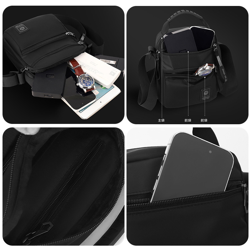 WEPOWER's new men's outdoor crossbody bag, a sporty and casual men's single-shoulder bag, is a multi-functional and trendy small bag Application Scenario