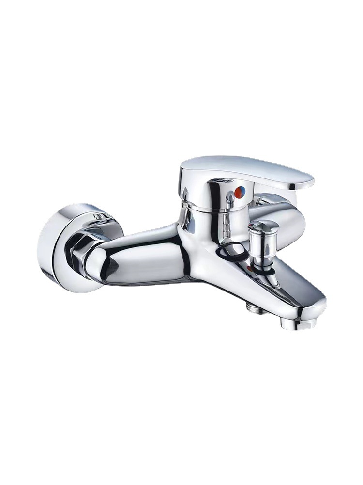 Copper main body concealed bathtub faucet mixing valve IELTS three-in-one shower faucet cold and hot bathroom bathroom Item Picture