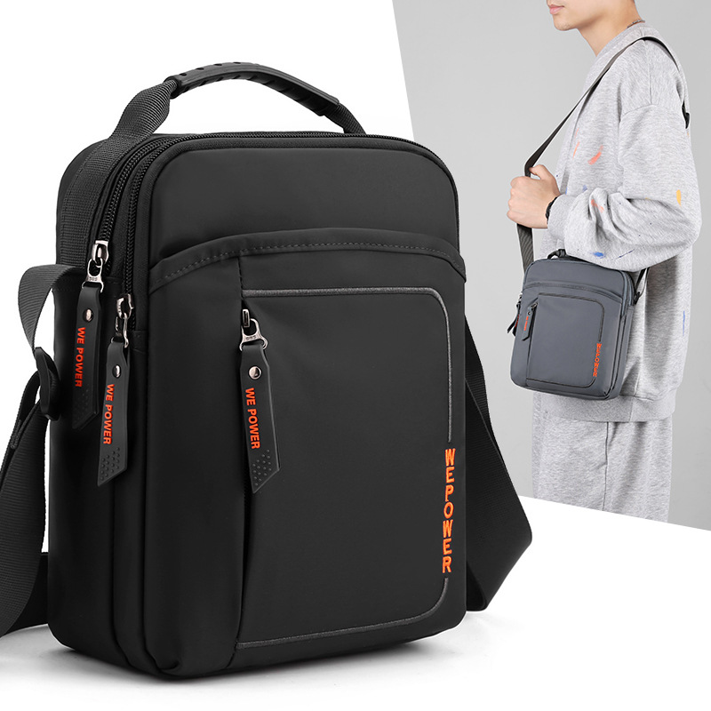 Factory direct sales of new single-shoulder bags for men, casual and trendy men's bags, personalized single-shoulder bags, small crossbody bags, simple handbags full figure