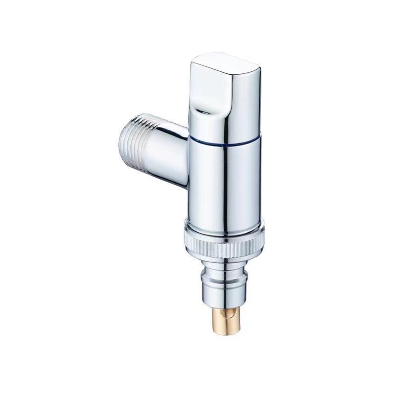 Wholesale from the manufacturer of all-copper washing machine faucets for small Spaces and short distances, featuring automatic water stop when the washing machine disengages Item Picture
