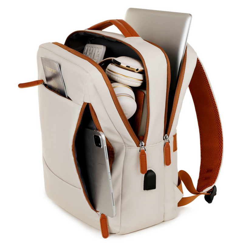 New travel computer bag backpack, 16-inch lightweight backpack for business trips, large-capacity business schoolbag for college students Specification drawing