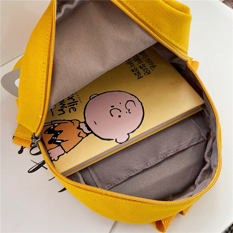 Children's bags 1-3-5 years old boys' canvas backpacks, cartoon and cute girls' backpacks, baby kindergarten schoolbags Application Scenario