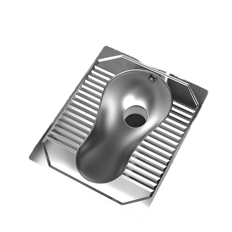 Customized prison squat toilet, school prison toilet, detention center with S-shaped anti-odor 304 stainless steel squat toilet Item Picture