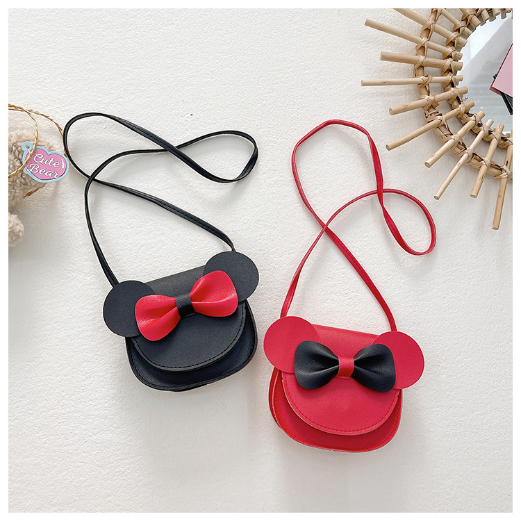 Korean-style fashionable little girl single-shoulder bag, cute girl bow coin purse, baby girl accessories, children's bag for girls details Picture